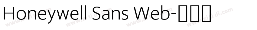 Honeywell Sans Web字体转换